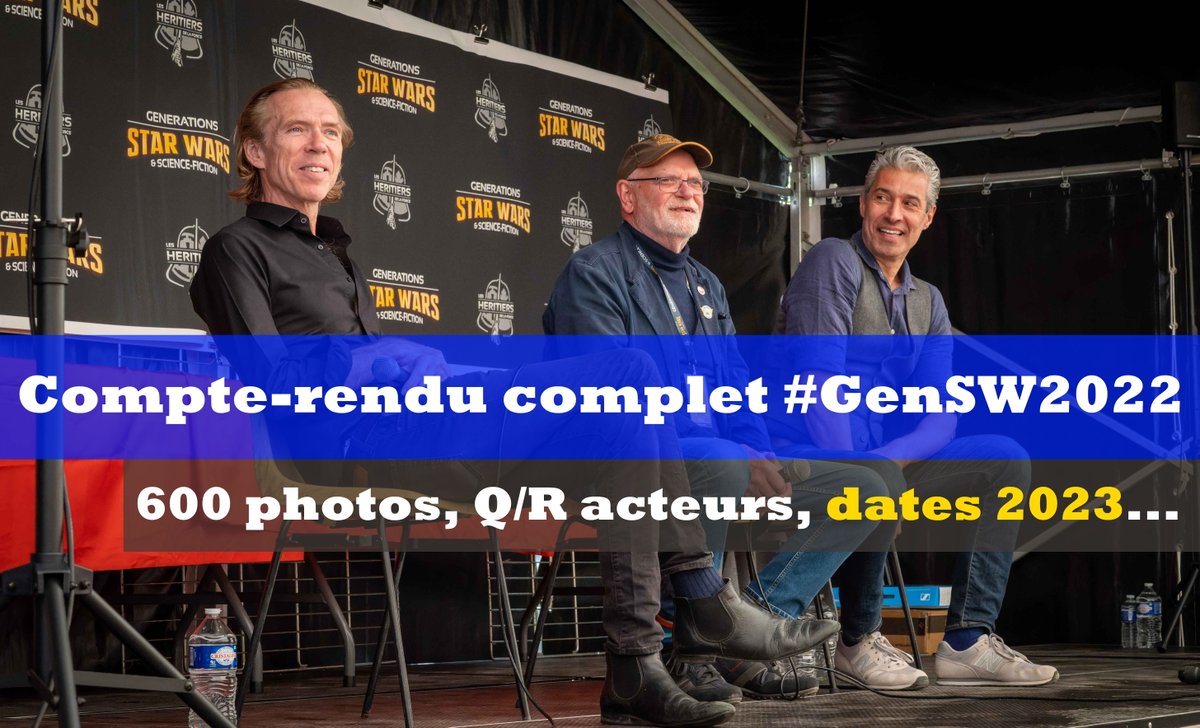 GenStarWars's tweet photo. #GenSW2022 le compte-rendu complet : https://t.co/PnJ03b4VMA
Voici enfin le compte-rendu final de notre 23ème édition avec presque 600 photos, 9 conférences, une dizaine de reportages, le résultat des concours, le résultat caritatif et... Les dates de #GenSW2023 !!! https://t.co/9R9PsHyG7k