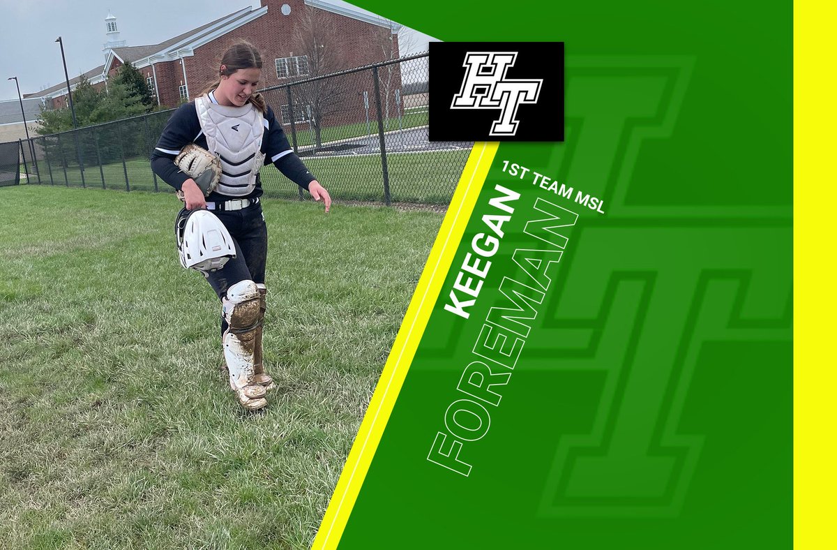 CoachTollison's tweet image. Congrats to ⁦@CatcherKeegan⁩ for her 1st Team MSL honors.