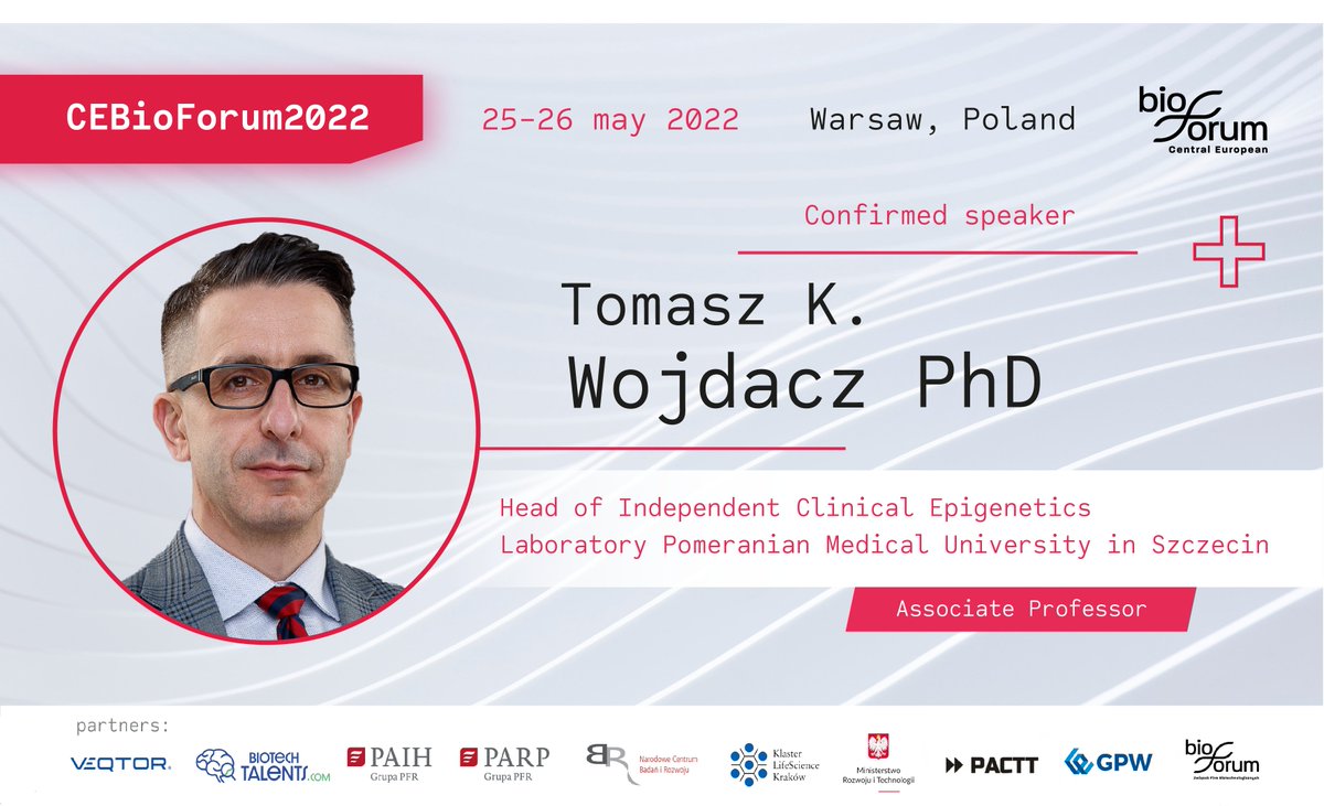 CE_BioForum's tweet photo. We present another speaker of the #CEBioForum2022 dr hab. Tomasz #Wojdacz represents @pumszczecin
Link to the registration https://t.co/4cvnAhIQ01
#biotechnology https://t.co/2Wx28fTfml