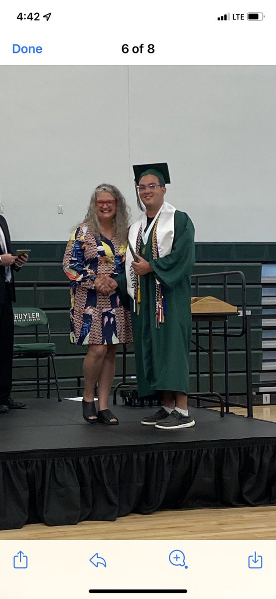 reneesayer2's tweet photo. Pretty awesome to give your son his diploma. He’s going to go so far! Today high school, next undergrad, and then pharmacy school ❤️ https://t.co/XPNNQMgi41