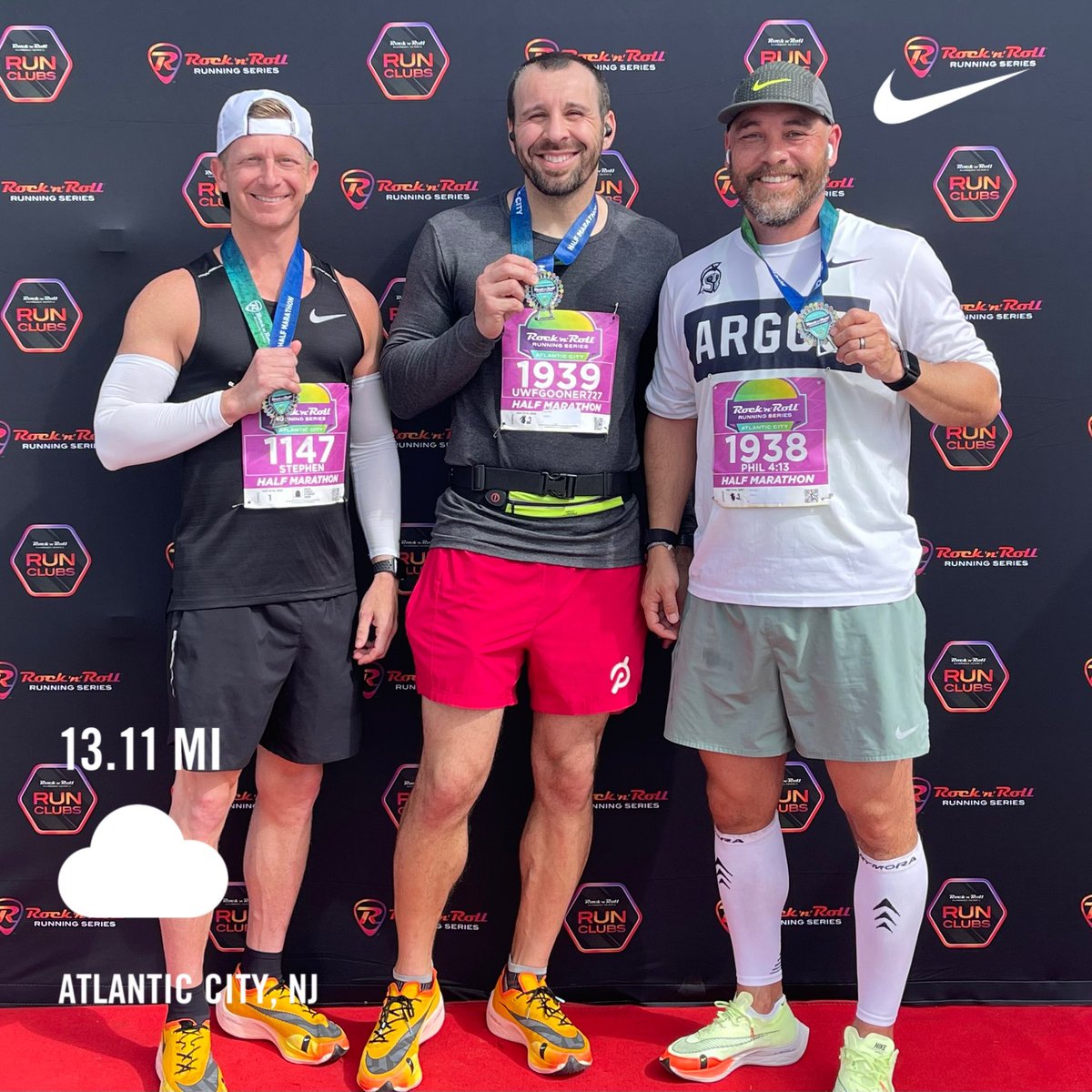 MatthewEstrem's tweet photo. First Half Marathon race…check #rocknrollhalfmarathon #atlanticcity https://t.co/poynHslTau