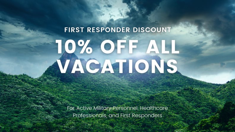 PostcardGetaway's tweet photo. Thank you to our #FirstResponders! To show our appreciation for your service, we proudly offer 10% off all vacations, for active military personnel, first responders, and healthcare professionals. #EMSWeek2022 #PeaceOfficersMemorialDay  Send me a DM for more information! https://t.co/oGFYaNUw2w