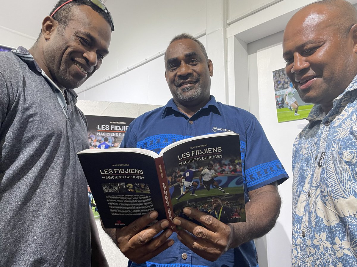 ViliSatala's tweet photo. #Bonjour &amp; #Bula! Spent the day settling in and walking around to get familiar with the weather here. #Toulouse is warm! There are more than 200 #Fijians playing #rugby in France like @BSeremaia and Sireli Bobo used to! Check This book out at @ambafrancefj 
#FijiRugby7s #Fiji https://t.co/u1keCs8GEo