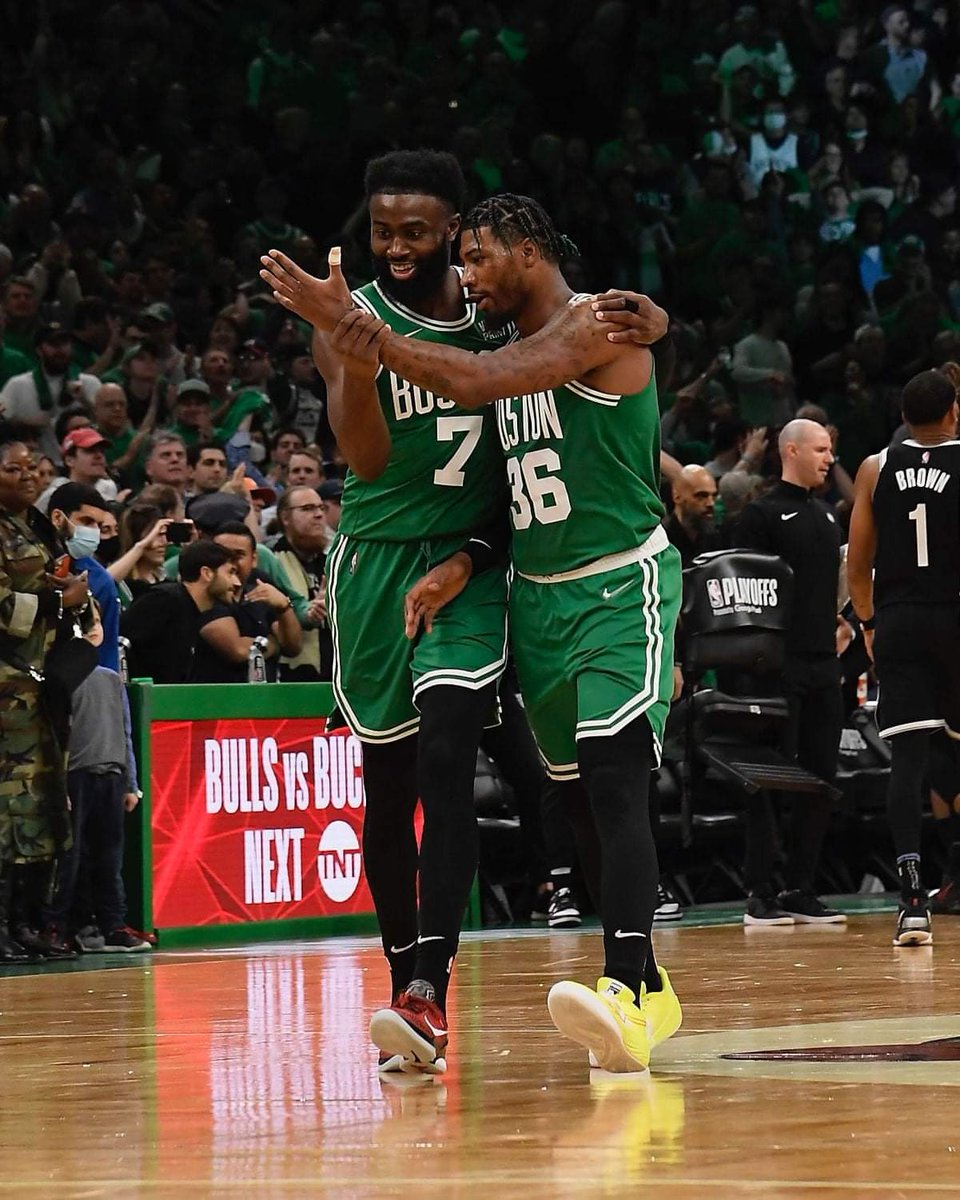 See you in Miami!!!!!!!!! Everyone was talking all that shit. Just 8 more wins left in the playoffs. Celtics Nation The time is now!!! Celtics in 6 in the Eastern conference finals. #BostonCeltics #NBAPlayoffs 🍀