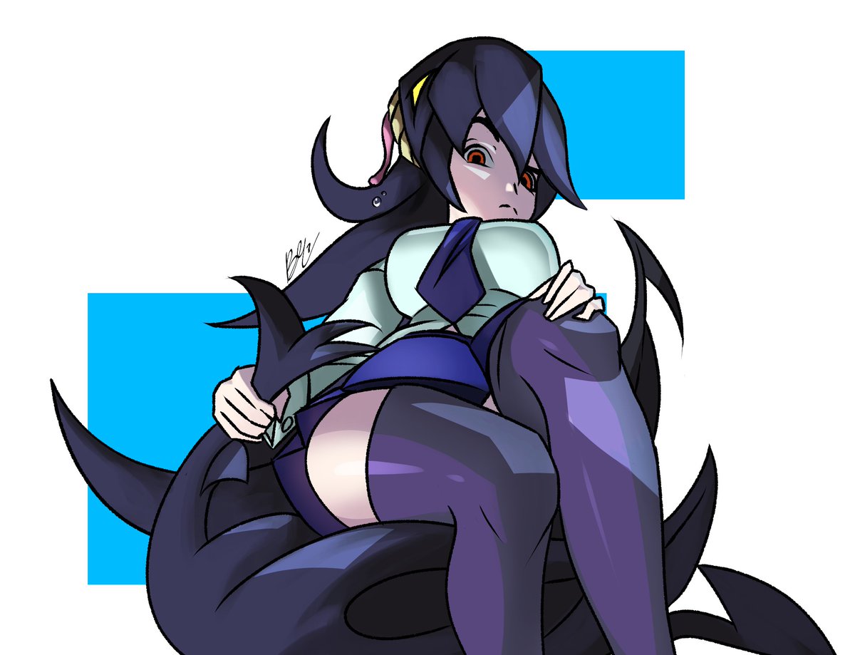 BradIndecisive's tweet photo. tried to step out of my comfort zone with the perspective on this one #filia #Skullgirls #IndecisiveFanart https://t.co/96XozSMjty