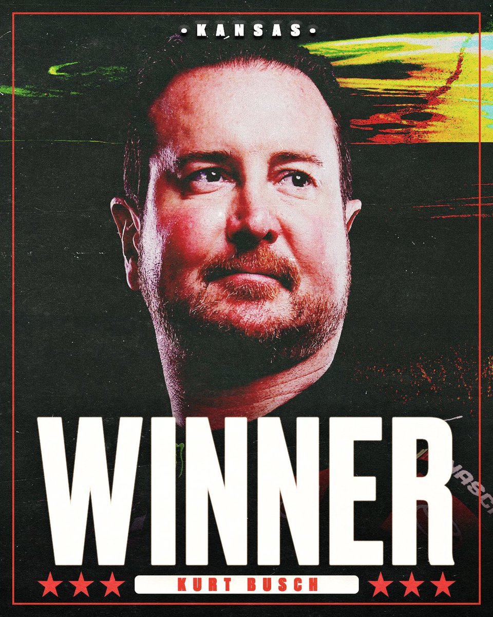 RETWEET to congratulate <a href="/KurtBusch/">Kurt Busch</a> on his WIN at <a href="/kansasspeedway/">Kansas Speedway</a>! #NASCAR