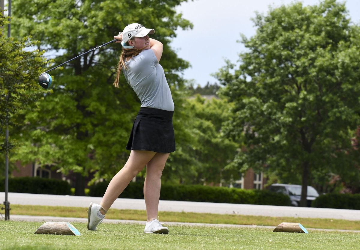 KyleParmley's tweet photo. You should've seen Kelly Holland run to tell her @SPGirlsGolf team that they had won the state championship again after tiebreakers were calculated.

What a cool finish for this team.

https://t.co/UTNFqYGzeJ https://t.co/nFI7h78Vqf
