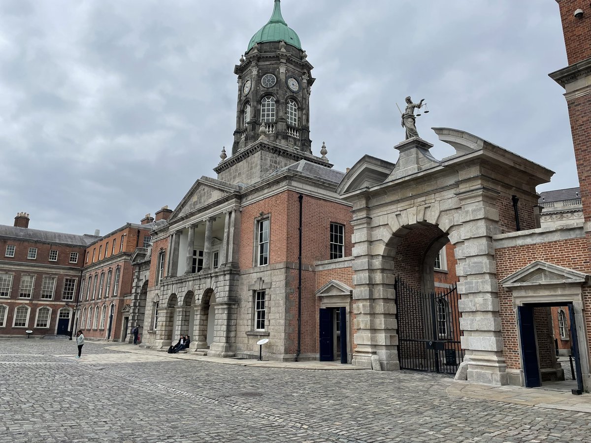 sam_ruffino's tweet photo. We arrived in Dublin this morning, got a lovely tour from our friends at @1916walkingtour and went to our first authentic Irish pub of the trip. What a great city! #duqmediaireland https://t.co/ONnFbtfQjN