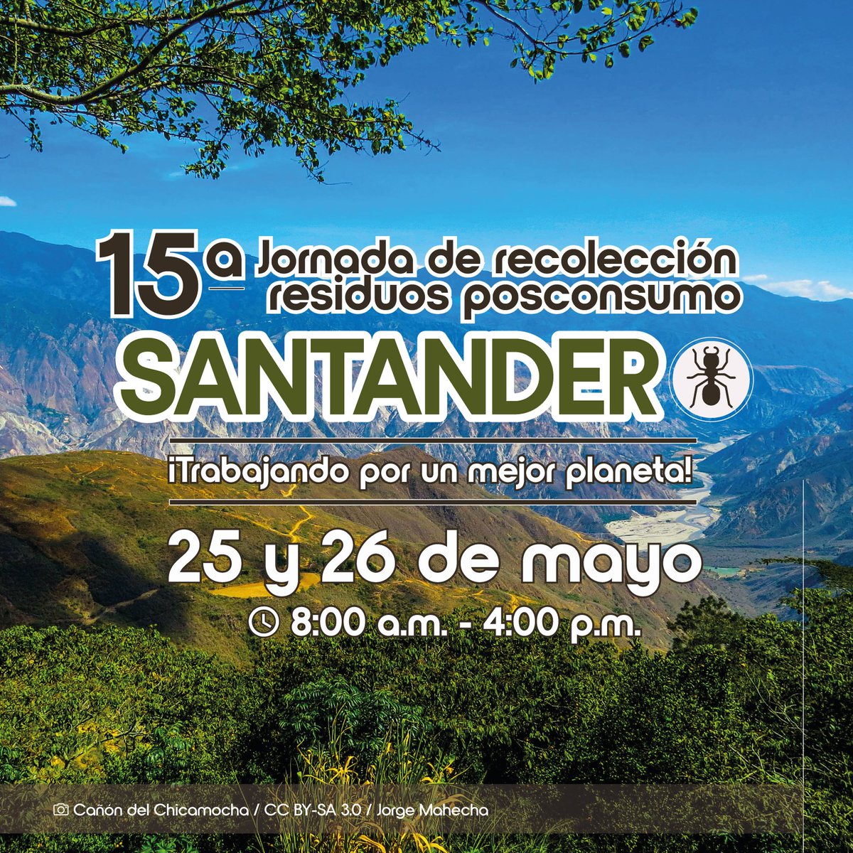 acueductobga's tweet photo. ¡A solo días 🗓️! Participa en la 'Jornada de Recolección de Residuos Posconsumo' y genera importantes cambios en beneficio de nuestro planeta.🌎
#TerritoriosDeBienestar #ambAmbiental https://t.co/Y1jgrHKvX8