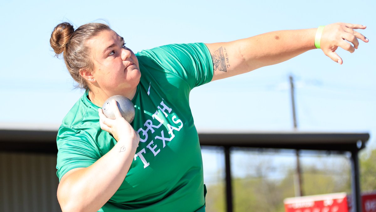 Macayla Needham registers 4⃣ points for the Mean Green!

𝘞𝘰𝘮𝘦𝘯'𝘴 𝘚𝘩𝘰𝘵 𝘗𝘶𝘵
5. <a href="/MacaylaRN/">Macayla</a> - 48-09.50 (14.87m)

#GMG 🟢🦅 x #CUSATF