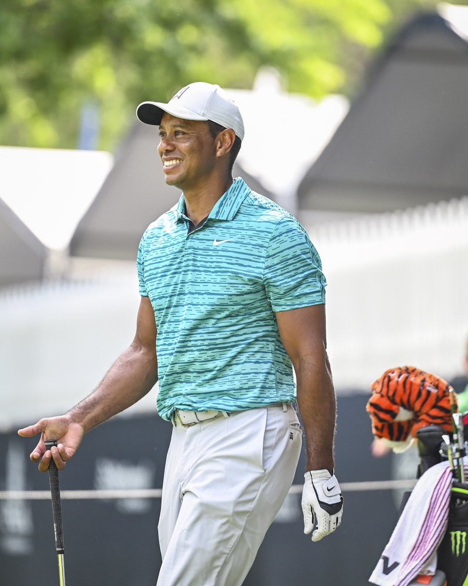 PGATOUR's tweet photo. A Sunday stroll for @TigerWoods.

Scenes from his practice round at Southern Hills, site of this week's PGA Championship. https://t.co/5juPbuIAio