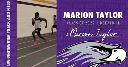 Very much thankful to pursue my track career with <a href="/WarhawkXCTrack/">Warhawk XC/T&F</a> 🟣⚪️ I can’t wait to get to Wisconsin and get straight to work I’m very excited to come. <a href="/Coachjeffjeff1/">Jeff Saurbaugh</a> <a href="/DekalbBoysTrack/">Dekalb_Boys_T&F</a>