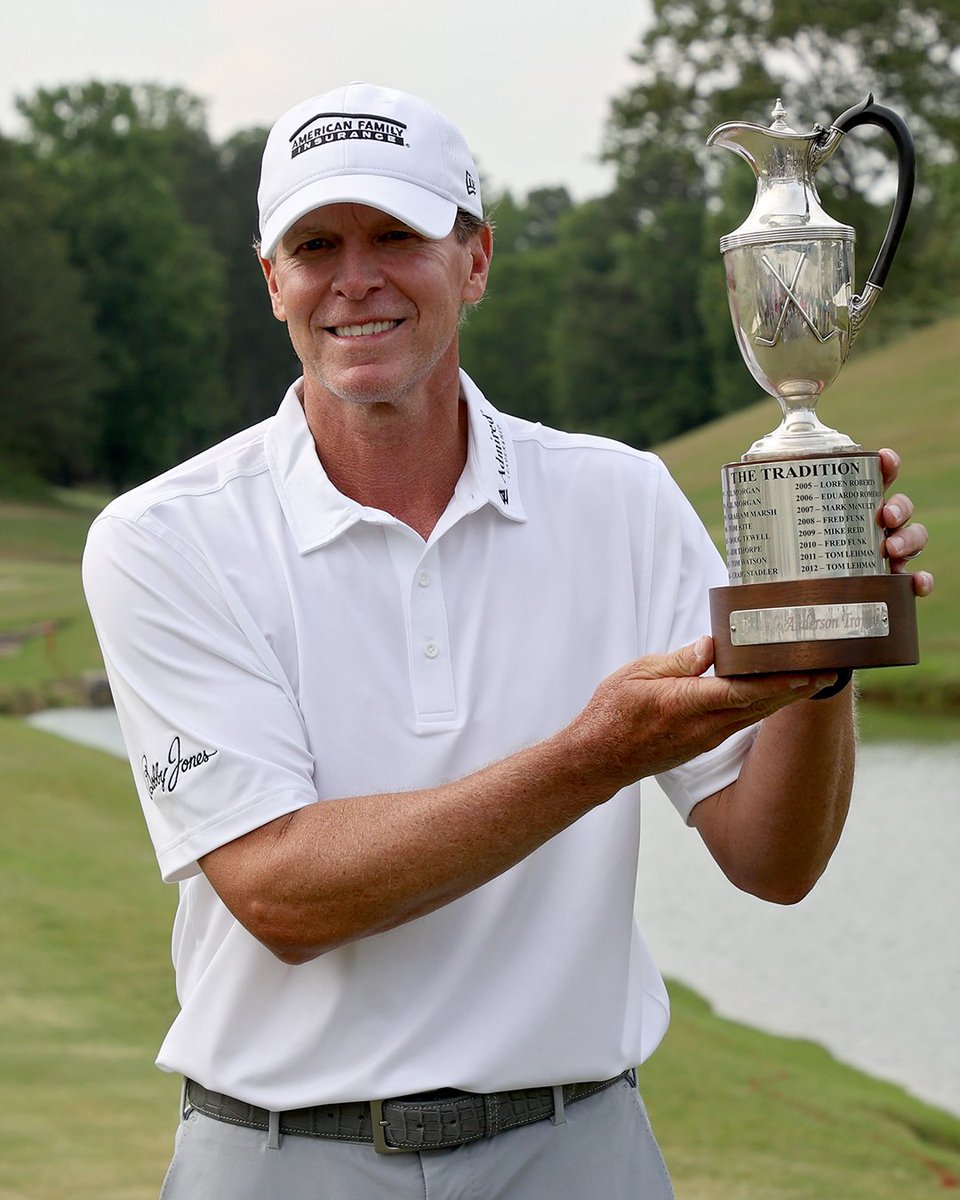 Add another one to the trophy case, Steve Stricker.

Congratulations on a tremendous victory at The Tradition! We'll see you soon. 😉

#SrPGA