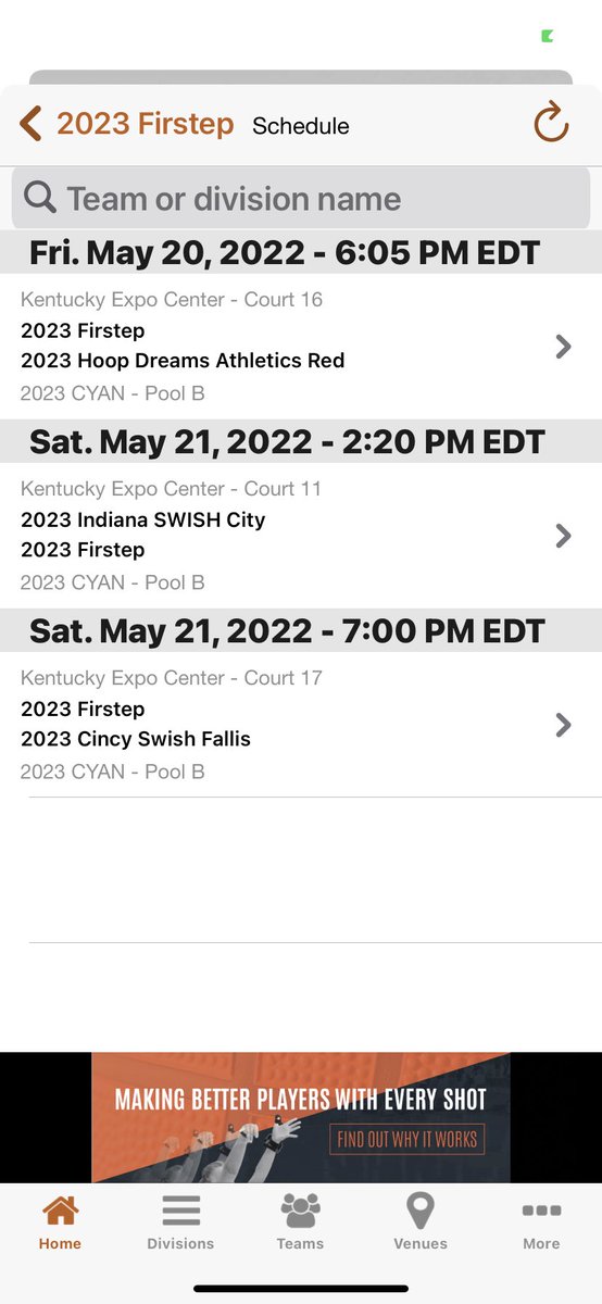 DezireeBryant4's tweet photo. This weekends tournament in Louisville, KY hosted at the Exposition Center!! Class of ‘23 &amp; ‘24, can’t wait to play in “The Classic” @PGHKentucky @UofLWBB @PrepGirlsHoops @FirstepGirls @TerpsWBB https://t.co/F1ms8Ahrbr
