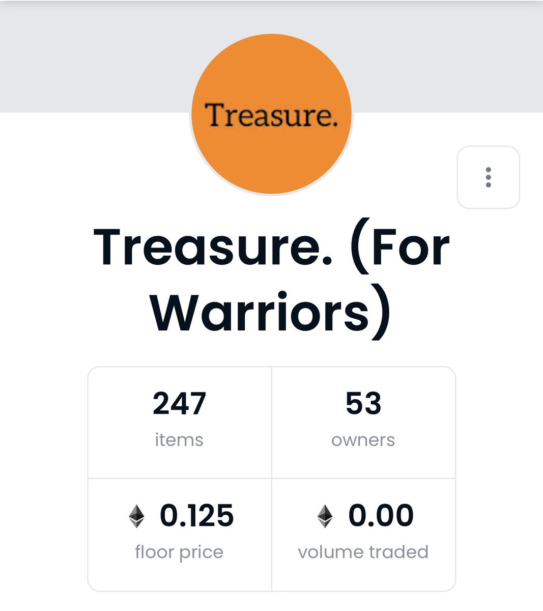Treasure. (For Warriors) | Minting tweet media