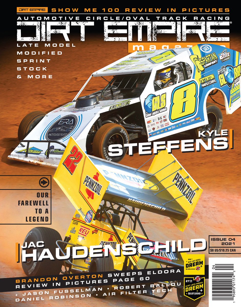 Snappybee55's tweet photo. Congrats to @kylesteffens8 on his 3rd place finish at @FALS_NATION to close out #ILSpeedWeek I had a blast interviewing Kyle for @MagazineDirt cover in July 2021. You can still catch this issue for FREE on the website!
@FloRacing @MarsLateModel @DIRTcarRacing https://t.co/EdCS87CHcL