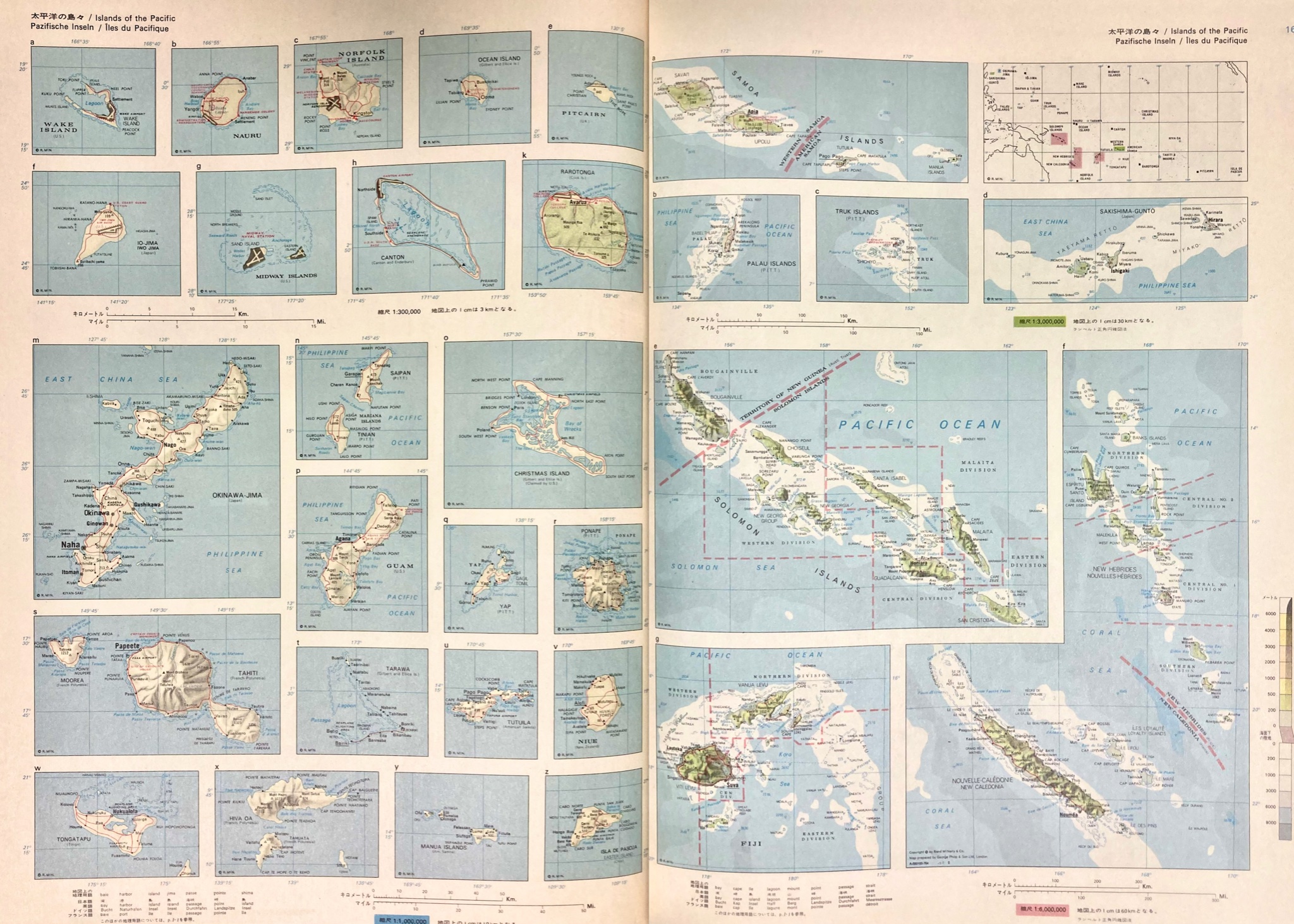 Uzivatel 治田 洗礫 Na Twitteru 沖縄の地図といえば 中学生の頃ちょっと衝撃を受けたのが 図書館で見たブリタニカ国際地図 原版はrand Mcnally社 米 で沖縄が太平洋の島々の仲間に入っていたこと そうか なるほど アメリカにとってはハワイの向こう グアムや