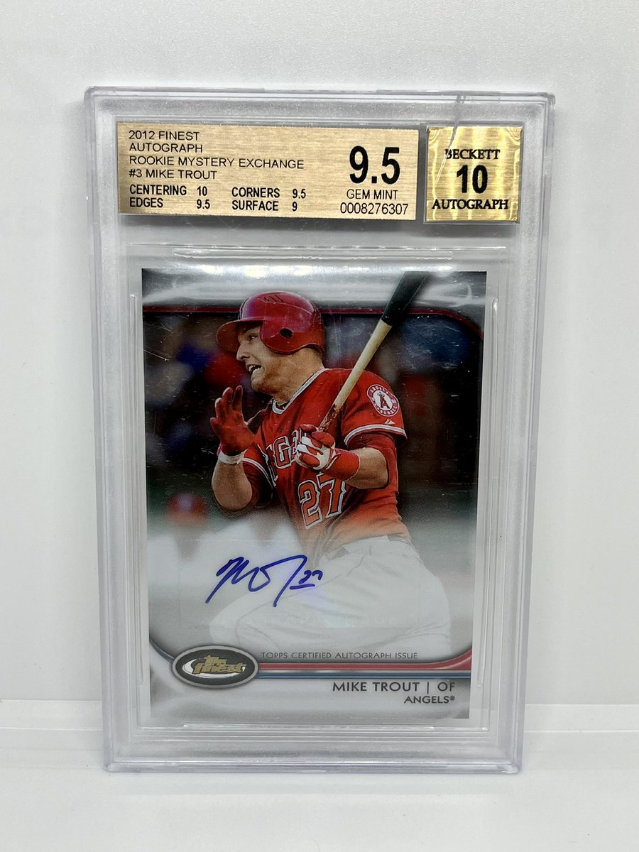 jonorato5's tweet image. Mike Trout
2012 Finest Rookie Mystery Exchange Auto
#37/100

$2250📬
2400-2500 Tv

Would entertain trades for Allen Mahomes Herbert