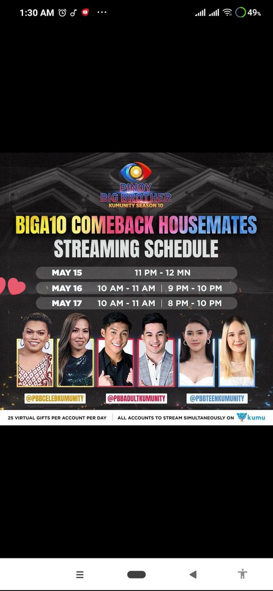 Emeeelabuu's tweet photo. Reminder โผ๏ธโผ๏ธ
May Live po uli sila Maxine and Stephanie! Need po natin magtulungan for our Teen kumunity.
Calling all Shippers and Teen kumunity fans. Let's do it! ๐
10-11AM
#maxsteph #MaxineTrinidad #StephanieJordan #RobBlackburn #Gabbskribikin #EslamElgohari #AshtonSalvador https://t.co/M8yfdOdhIC