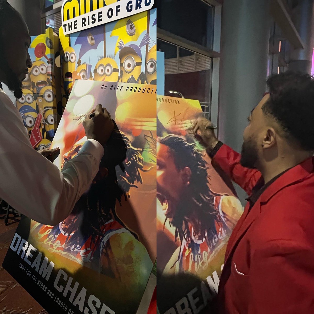 I want thank everybody that came out and supported Dream Chaser. The screening was a success! Again, none of this possible without all the hands that contributed to this film. This is only the beginning! #dreamchaser #aleeproductions #historyinthemaking