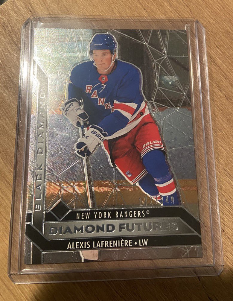 RantingRangers's tweet photo. GIVEAWAY🔥🔥🔥

WITH @Drews_Way 🔥🔥🔥🔥

If the Rangers win we will give away a

Alexis Lafrenière Black Diamond Rookie Diamond Futures card

To Enter you must :

RT, follow us and @Drews_Way 

#NYR https://t.co/FW9jPboOe2