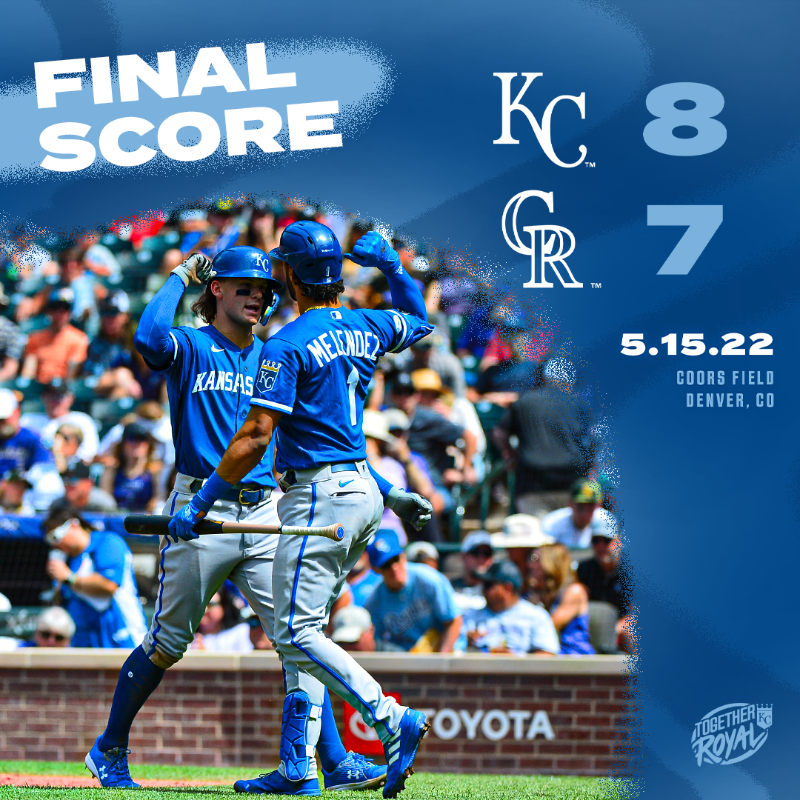 Royals's tweet photo. Series win.

#TogetherRoyal