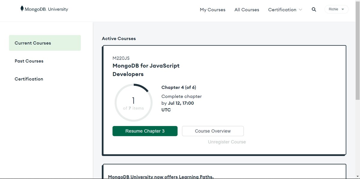 MolunoRichie's tweet photo. Day 35
Today i added the different response actions for the links and buttons within Login page, not done with them tho.
I also started the MongoDB course for JavaScript developers on MongoDB University.
#100DaysOfCode #goal30 https://t.co/YnwYEA8dXi