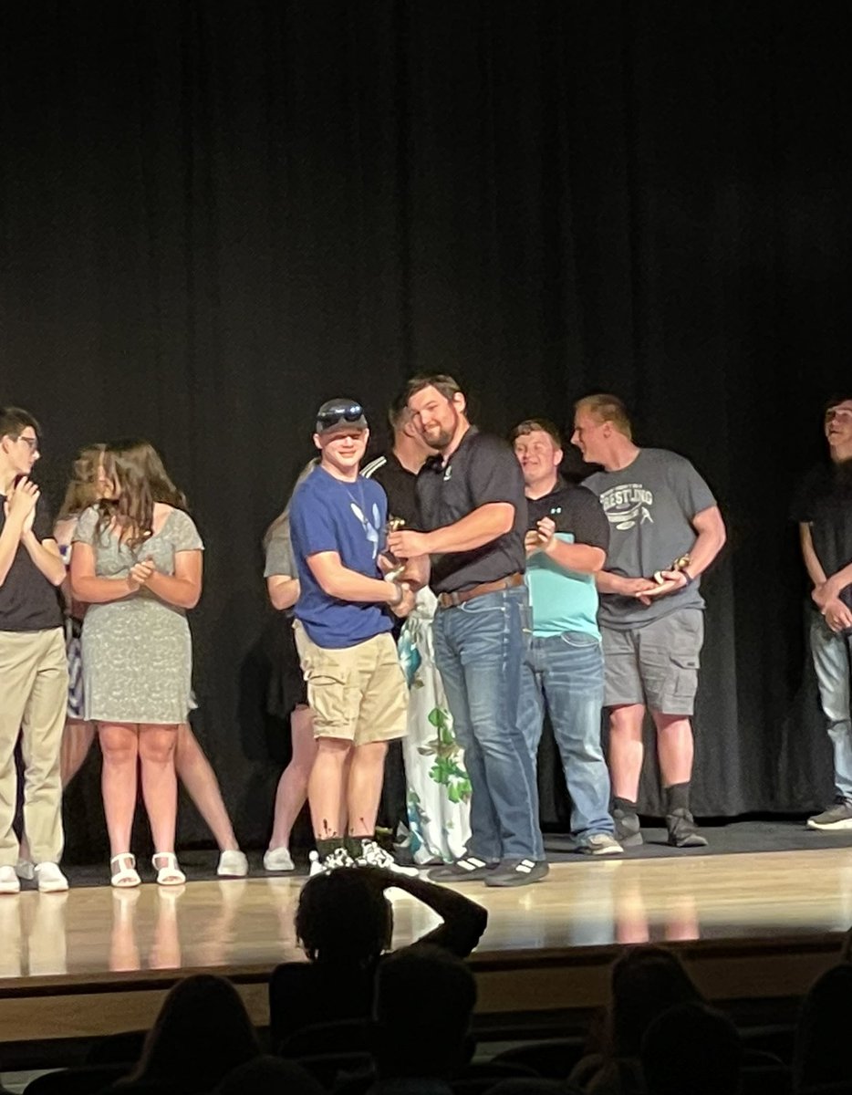 Senior year almost over! Sports banquet in the books!
Breakout Football Player, leadership for wrestling, and Ralph Bean Award. He’s dedicated!  From his own practices to helping youth practice!  I’m beyond proud of him! #SeniorSunday  <a href="/DamianIman1/">Damian Iman</a>. <a href="/56ways/">KalvinOliver</a>