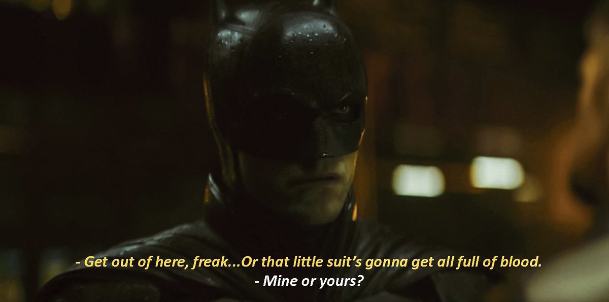batmancurated's tweet photo. his dry humour! his audacity! the batman movie did it so well https://t.co/mXt0TgSEWb