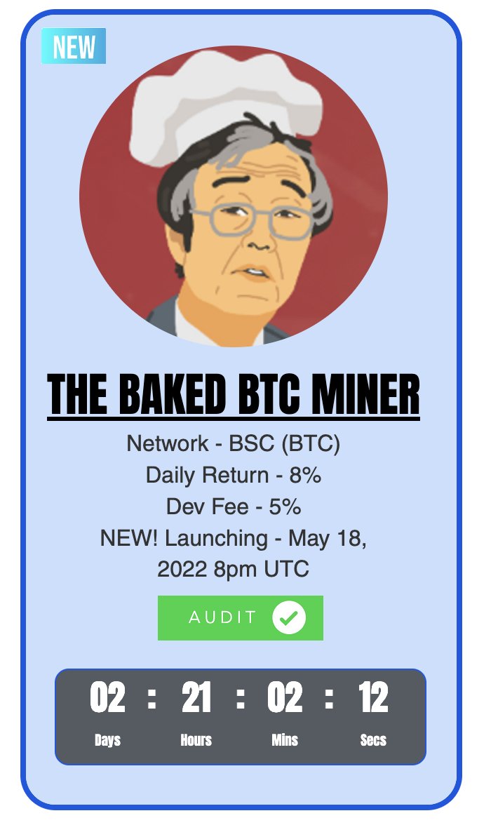 BakedBTC's tweet photo. Everyone give @MoonMakerCrypto for a follow for listing us on #bakedbeansfork (https://t.co/gzIjnxlMcD) - we will be live in less than 3 days!!!

#SatoshiNakamoto #BTC #Bitcoin #BSCGem #BSCNews https://t.co/Sdn5zBPH06