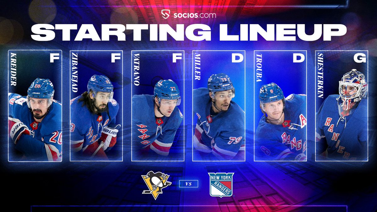 NYRangers's tweet photo. "STARTING." https://t.co/CQHNmtP9FO