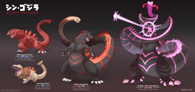 If you've made it this far into the thread, perhaps you want to see even more fakemon. Maybe even pop over to my site? https://t.co/cjvjXwuriO 