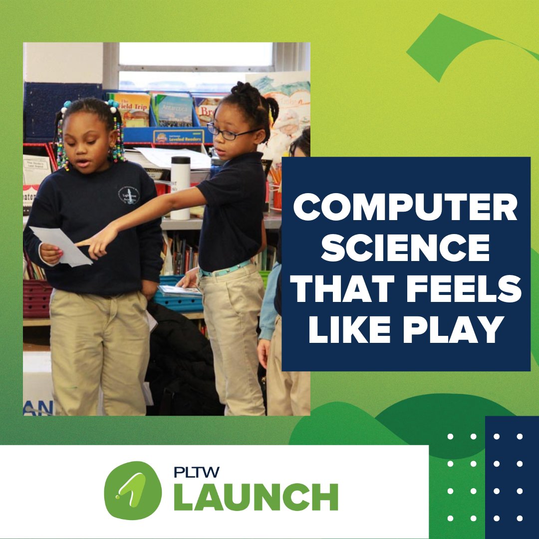 PLTWorg's tweet photo. What does hands-on, summer computer science look like? In PreK-5 it can look like this – students, physically active, working together, and having engaged fun. Click here to learn more and access the tools you need: https://t.co/o1cP5QoYJQ https://t.co/rzaBbtvmN9