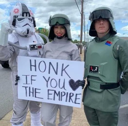 501stLegion's tweet photo. You may honk when ready!
@Carolina501st @501st_ACD 

#StarWars #501st #BadGuysDoingGood #BadGirlsDoingGreat #ATSTDriver #ATATDriver https://t.co/RqPRovJP6u