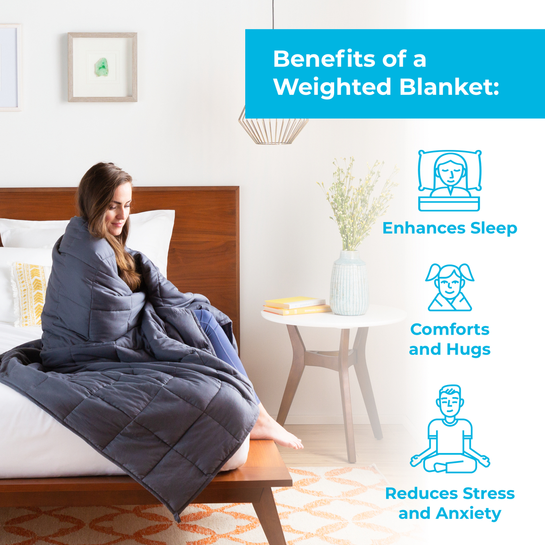 Linenspa's tweet photo. May is #MentalHealthAwarenessMonth. If you're looking for ways to ease stress and anxiety, weighted blankets are a great option. Plus they're 𝟰𝟬% 𝗢𝗙𝗙 all month long! Click the link in our bio to shop the sale. // #linenspa https://t.co/Qy6sue1Zvu