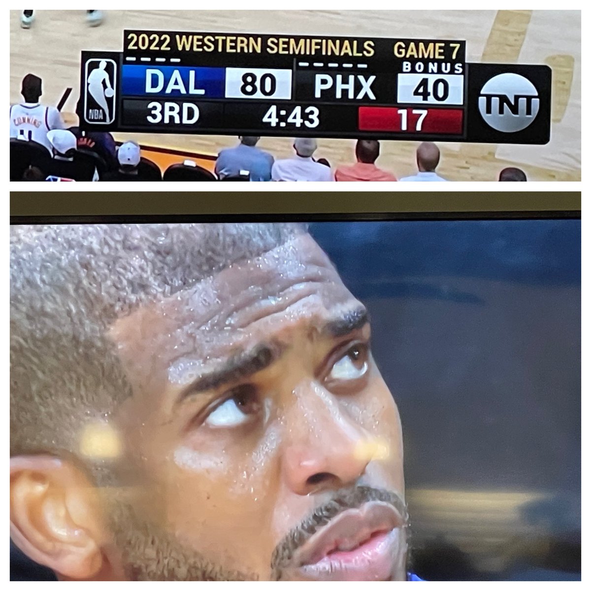 forgivenfelon's tweet photo. @RealMikeWilbon and Tony K said it would be over in 4-5 (Tony) and 6 games (Michael) https://t.co/eXC5eTqN4g