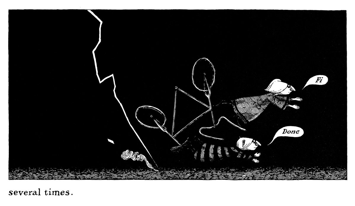 GoreyCards's tweet photo. The Epiplectic Bicycle (1969) by Edward Gorey
https://t.co/MEgkLQCz7Q
#EdwardGorey #TheEpiplecticBicycle #bicycle #bike #cycling #lightning #Fi #Donc #illustration #ad https://t.co/EkNkrJpPIR