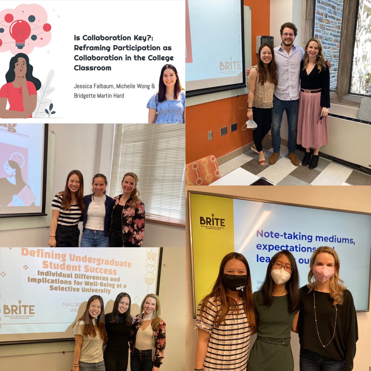 (1/2) What a month! Our BRITElab thesis students (Jessica, Kennedy, Malorie, Colson, and Jen) all successfully defended their thesis!