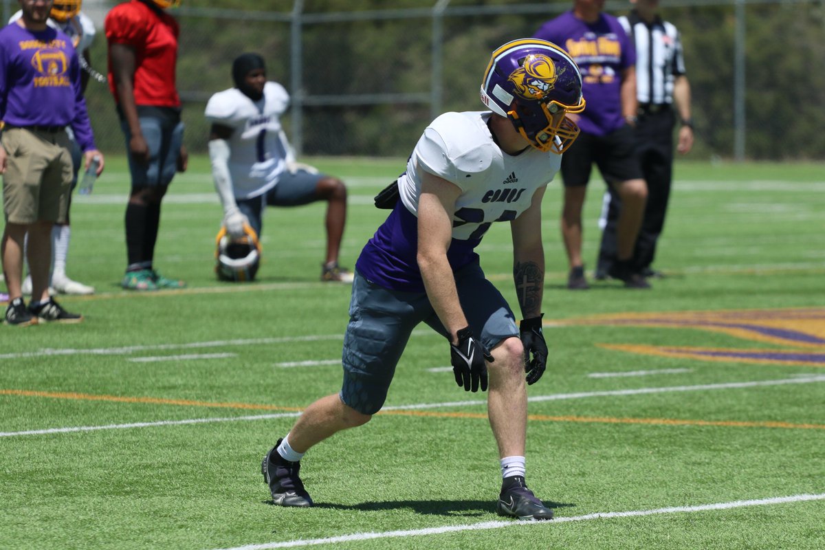 GoConqs's tweet photo. 🏈Football | #GoConqs 

@GoConqsFB hit the field for their Spring Game today &amp; got some good work in 

Peep👀some pics of the action📸 https://t.co/TsjpiPIAZ5