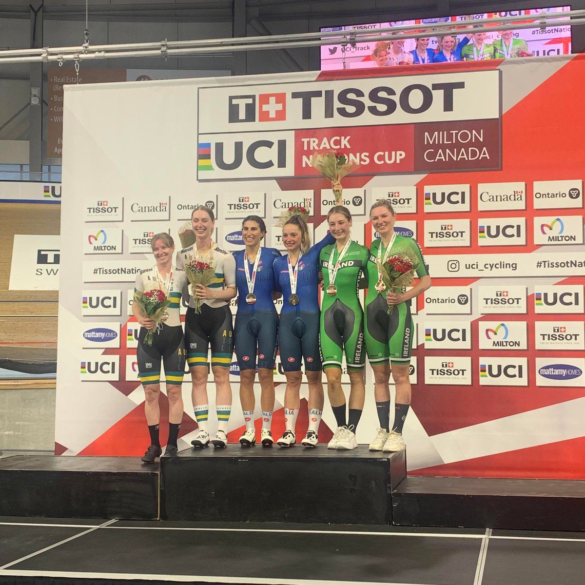 2️⃣ athletes, 120 laps!

The Madison is a tough race, but the Italian team proved how tough they are to claim the 🥇 in the final endurance event on the women's schedule.

🥇 Italy
🥈 Australia
🥉 Ireland