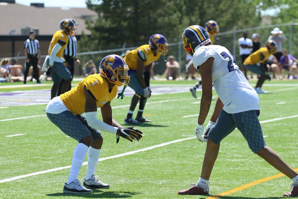 GoConqs's tweet photo. 🏈Football | #GoConqs 

@GoConqsFB hit the field for their Spring Game today &amp; got some good work in 

Peep👀some pics of the action📸 https://t.co/WpYS3kxGNb