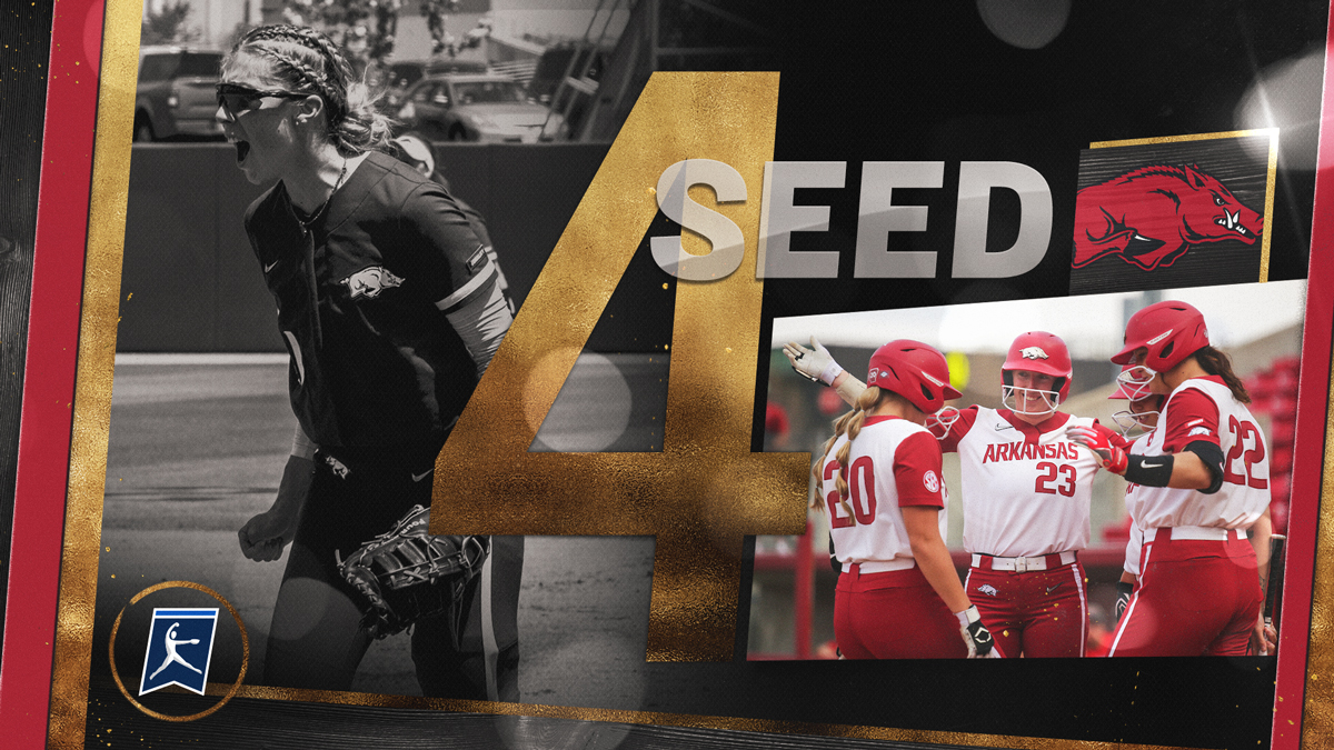 𝐍𝐨. 4️⃣ 𝐍𝐚𝐭𝐢𝐨𝐧𝐚𝐥 𝐒𝐞𝐞𝐝
🐗 <a href="/RazorbackSB/">Arkansas Softball</a>
 
#RoadToWCWS