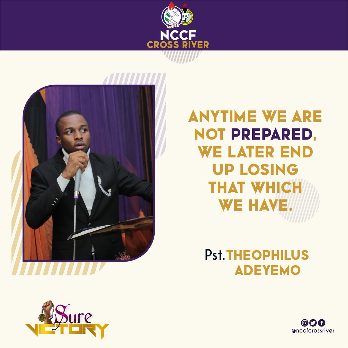 nccfcrossriver's tweet photo. Message Nuggets
Topic: Sure Victory

#NccfcrossriverStateChapter 
#Nccfnational 
#Nccfcrossriver
#JesusCorper
#ManifestingKingdom
#VictoryandPeace
#SureVictory https://t.co/b00uaYOS3d