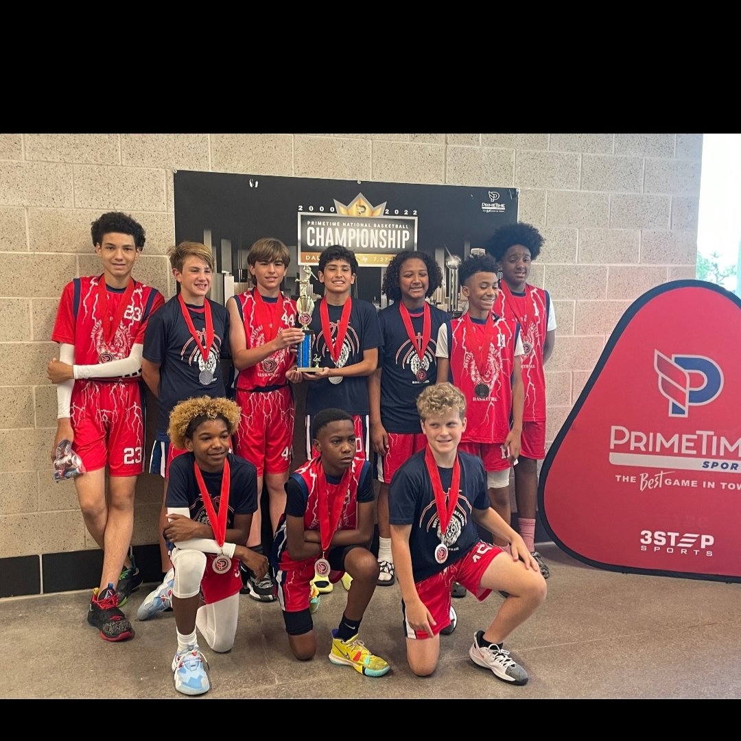 Proud of them Guys. Not the outcome we wanted but they finished 2nd in the Primetime Event.(3-1) Lost to a great DC Kings Team.

#Destined4Greatness 2028🏀
#PrayGrindRepeat