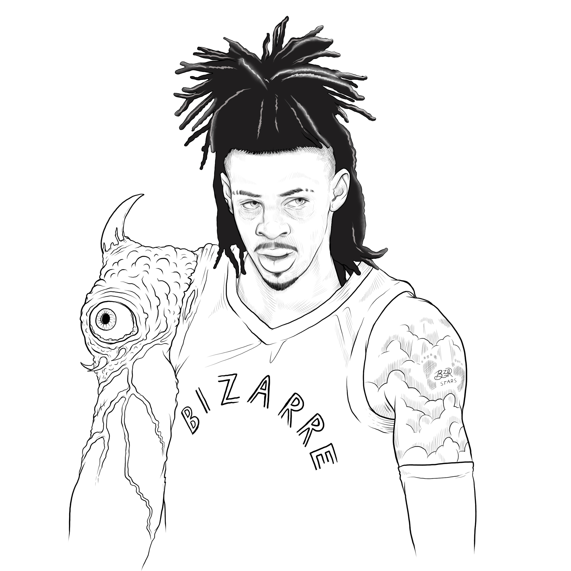 15+ Ja Morant Coloring Page