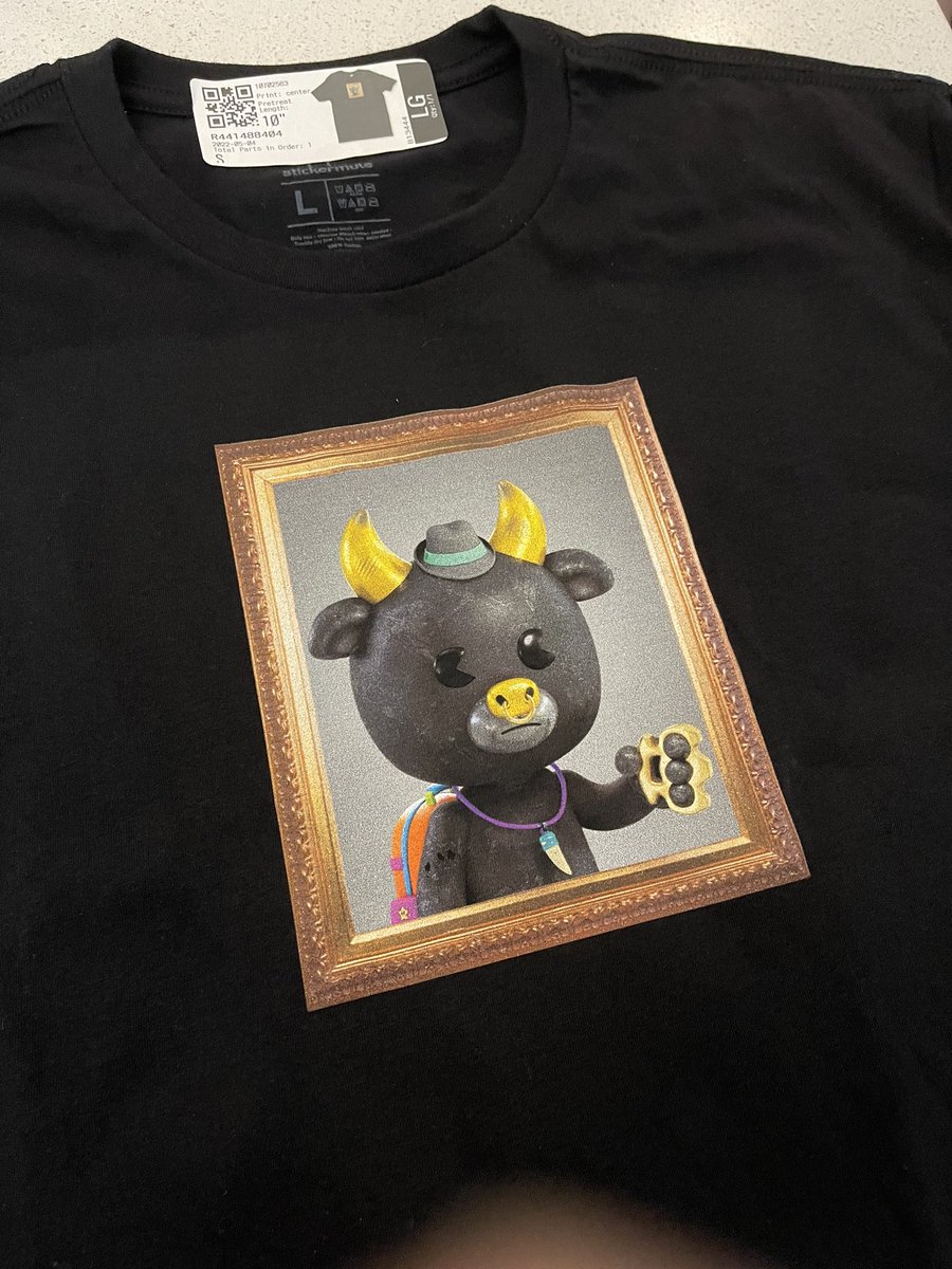 phungible's tweet photo. @BattleGrowlies I put mine on a shirt 😄 https://t.co/2BlDUlLt7z