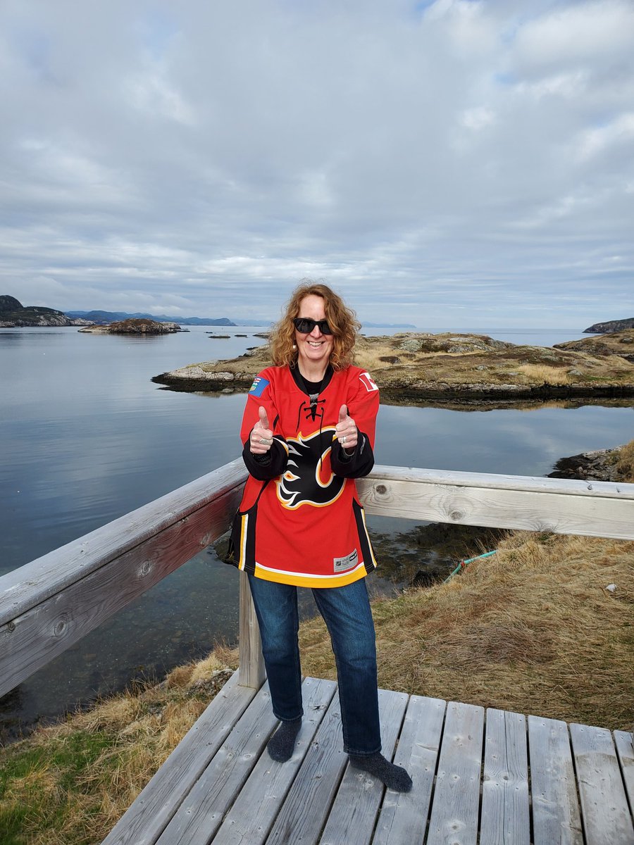 lostinrdf's tweet photo. It's a Game 7 baby! @NHLFlames are you ready? #findthefire Reppin the Red from the southwest coast of the Rock. Feel the love, I #Believe https://t.co/jXLCP2wSXJ