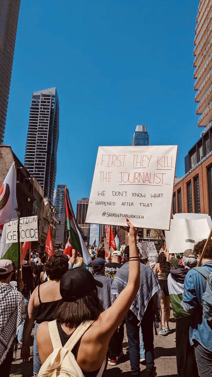 thepalforum's tweet photo. Toronto Today #JusticeforShireenAbuAkleh https://t.co/0faKXWmTU9