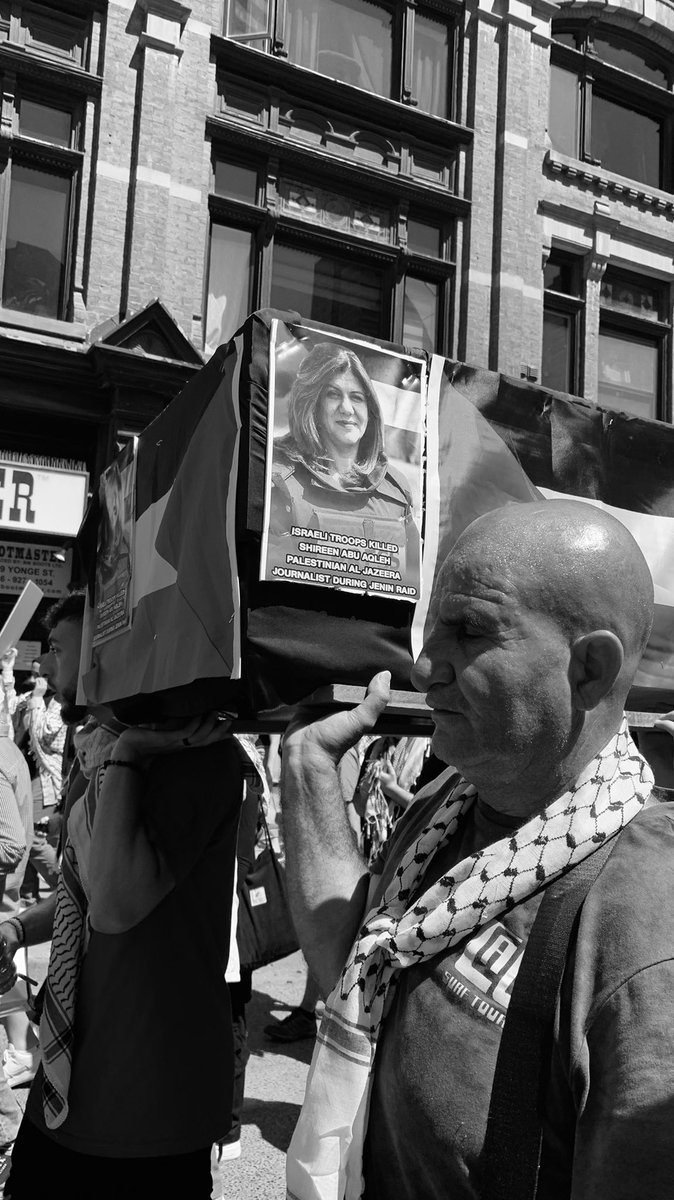 thepalforum's tweet photo. Toronto Today #JusticeforShireenAbuAkleh https://t.co/0faKXWmTU9