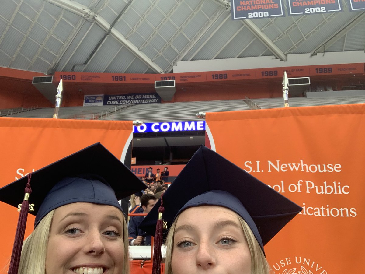 A little <a href="/SyracuseU/">Syracuse University</a> commencement BTS